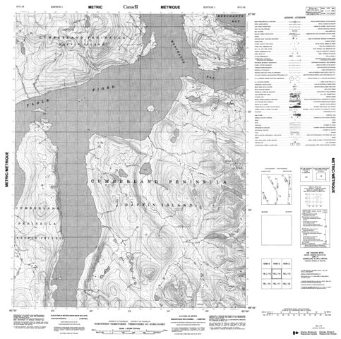 No Title Topographic Paper Map 016L14 at 1:50,000 scale