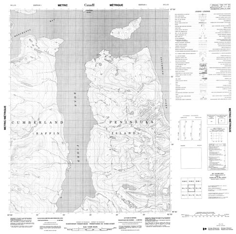 No Title Topographic Paper Map 016L15 at 1:50,000 scale