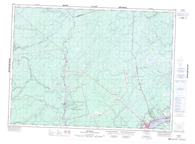 Sevogle Topographic Paper Map 021P04 at 1:50,000 scale
