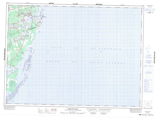 Wishart Point Topographic Paper Map 021P07 at 1:50,000 scale