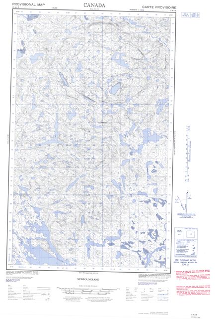 No Title Topographic Paper Map 023A02E at 1:50,000 scale