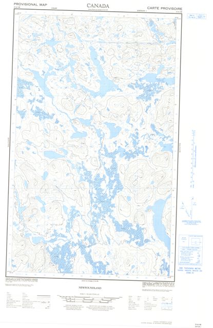 No Title Topographic Paper Map 023A06E at 1:50,000 scale