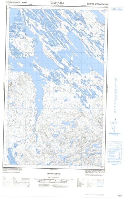 No Title Topographic Paper Map 023A07E at 1:50,000 scale