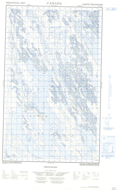 No Title Topographic Paper Map 023A15E at 1:50,000 scale