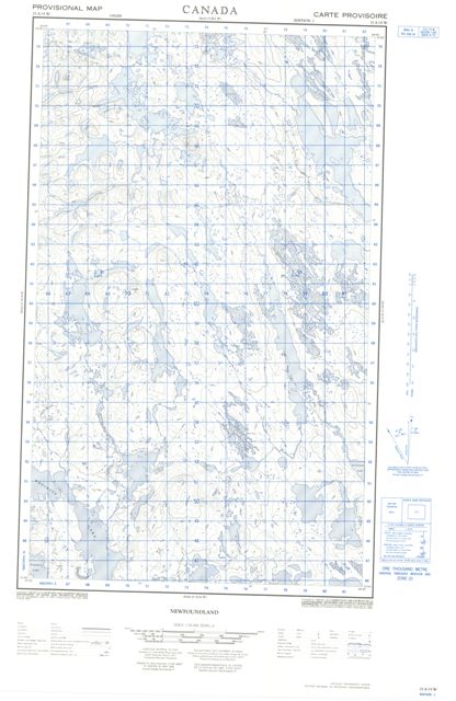 No Title Topographic Paper Map 023A15W at 1:50,000 scale