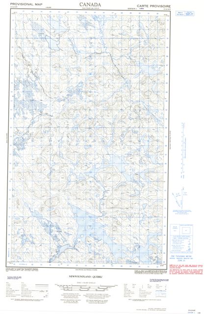 No Title Topographic Paper Map 023A16E at 1:50,000 scale