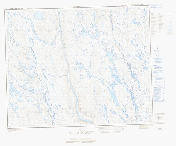  Topographic Paper Map 023B02 at 1:50,000 scale