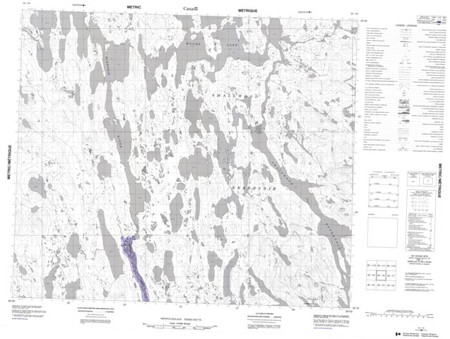 No Title Topographic Paper Map 023I06 at 1:50,000 scale