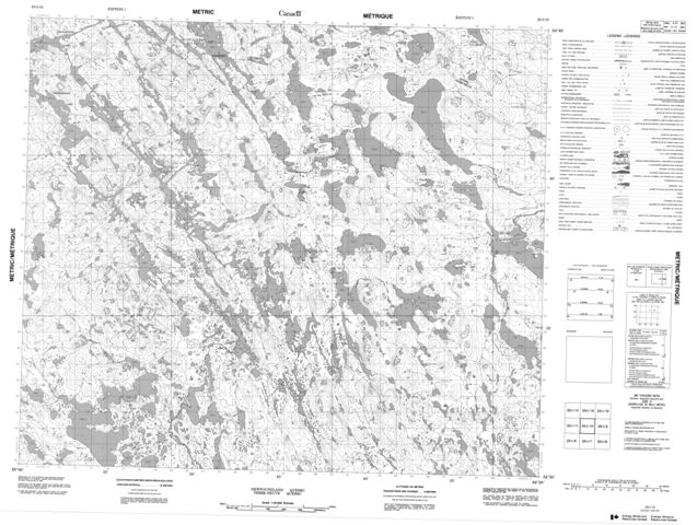 No Title Topographic Paper Map 023I10 at 1:50,000 scale