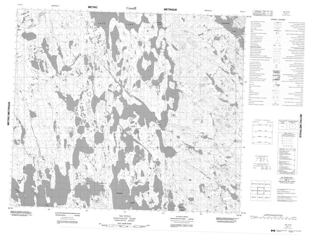 No Title Topographic Paper Map 023I11 at 1:50,000 scale