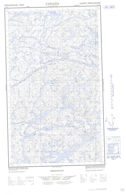No Title Topographic Paper Map 023J03E at 1:50,000 scale