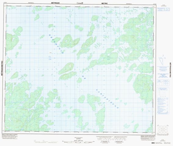  Topographic Paper Map 023K04 at 1:50,000 scale
