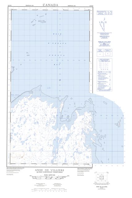 Anse De Villiers Topographic Paper Map 024N06 at 1:50,000 scale