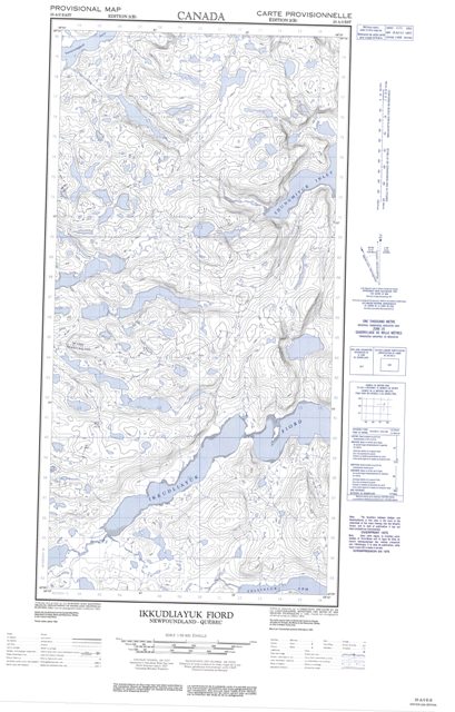 Ikkudliayuk Fiord Topographic Paper Map 025A02E at 1:50,000 scale
