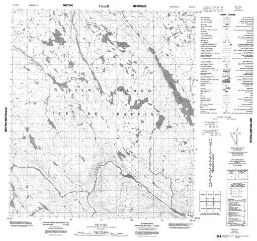 No Title Topographic Paper Map 025N13 at 1:50,000 scale