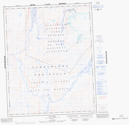 No Title Topographic Paper Map 026J09 at 1:50,000 scale