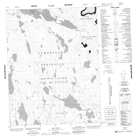 No Title Topographic Paper Map 026J15 at 1:50,000 scale