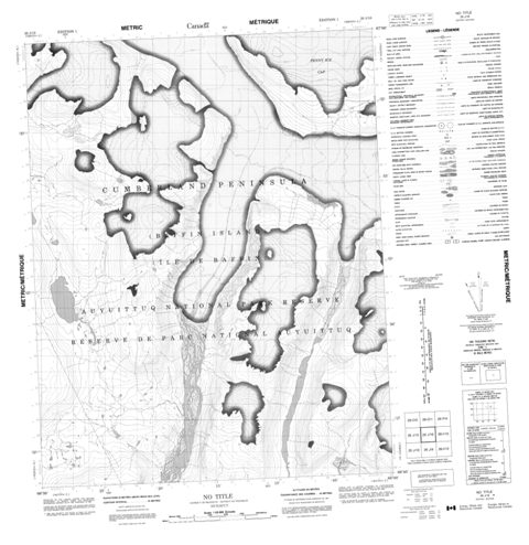 No Title Topographic Paper Map 026J16 at 1:50,000 scale
