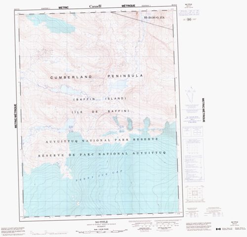 No Title Topographic Paper Map 026O11 at 1:50,000 scale
