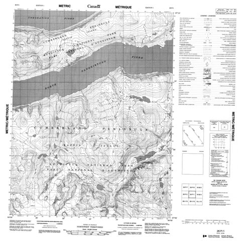 No Title Topographic Paper Map 026P01 at 1:50,000 scale
