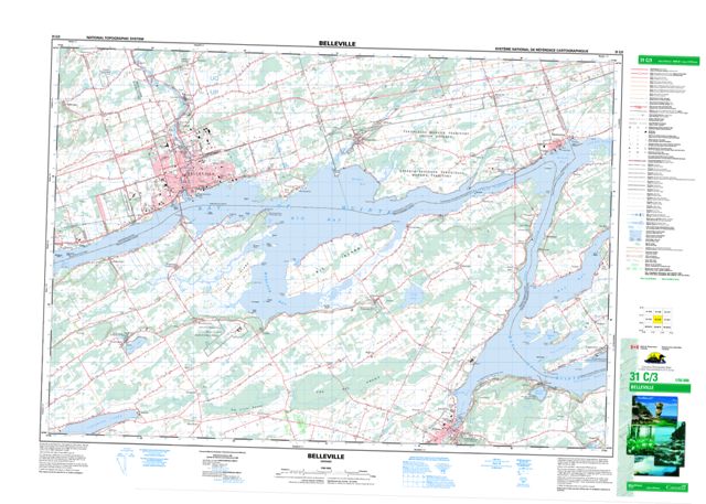 Belleville Topographic Paper Map 031C03 at 1:50,000 scale