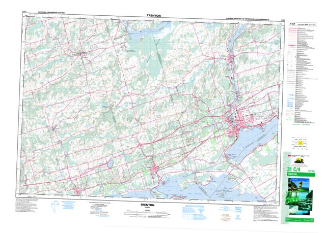 Trenton Topographic Paper Map 031C04 at 1:50,000 scale