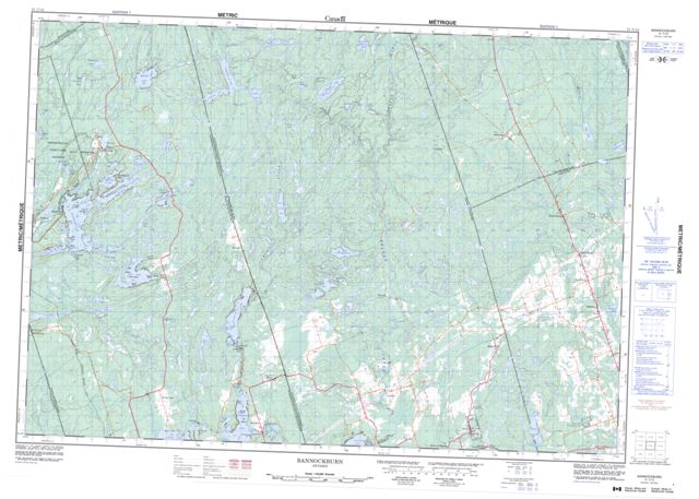 Bannockburn Topographic Paper Map 031C12 at 1:50,000 scale