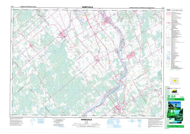 Kemptville Topographic Paper Map 031G04 at 1:50,000 scale