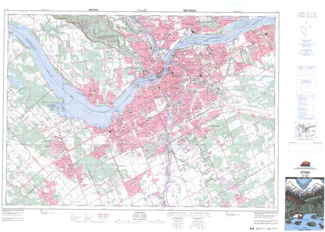 Ottawa Topographic Paper Map 031G05 at 1:50,000 scale