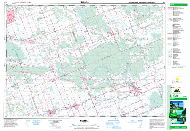 Russell Topographic Paper Map 031G06 at 1:50,000 scale