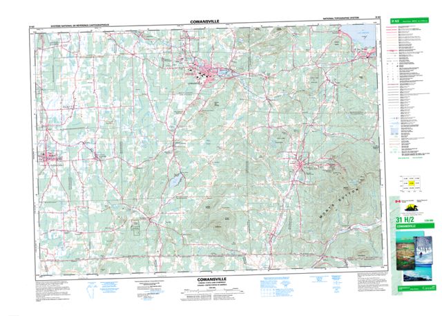 Cowansville Topographic Paper Map 031H02 at 1:50,000 scale