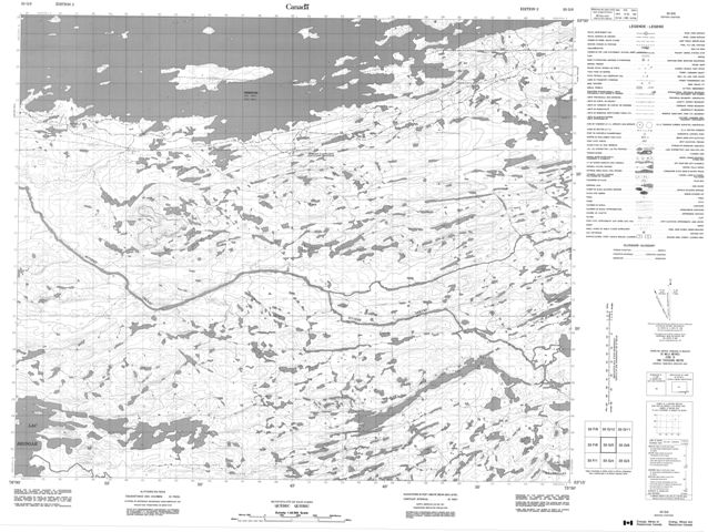  Topographic Paper Map 033G05 at 1:50,000 scale
