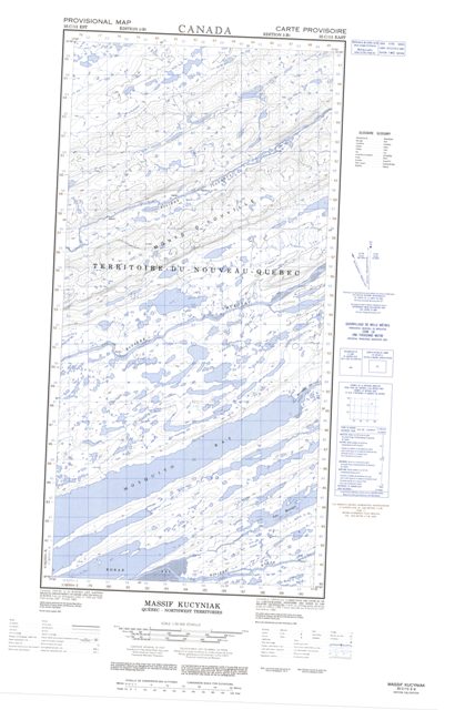 Massif Kucyniak Topographic Paper Map 035C13E at 1:50,000 scale