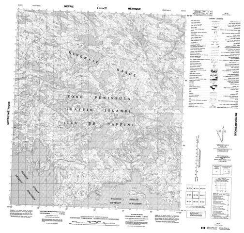 No Title Topographic Paper Map 036C06 at 1:50,000 scale