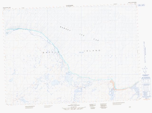 No Title Topographic Paper Map 037D09 at 1:50,000 scale