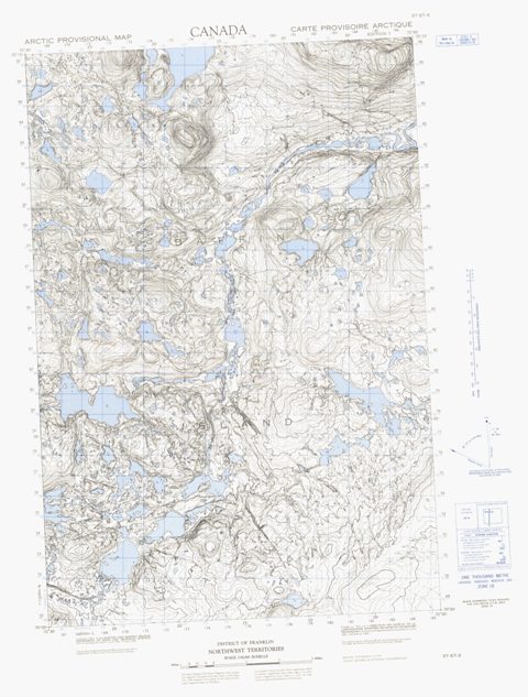 No Title Topographic Paper Map 037E01E at 1:50,000 scale