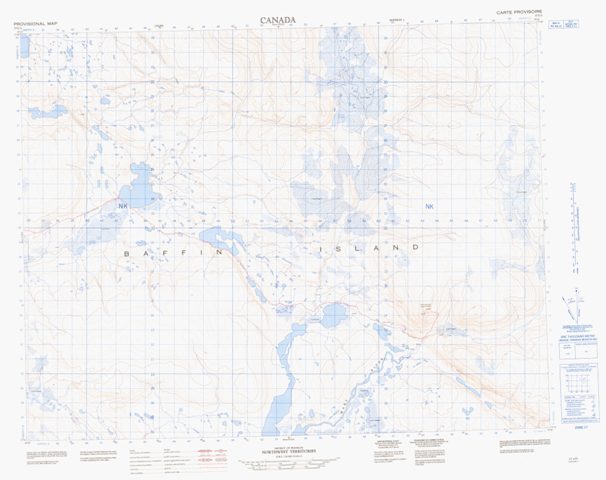 No Title Topographic Paper Map 037G05 at 1:50,000 scale