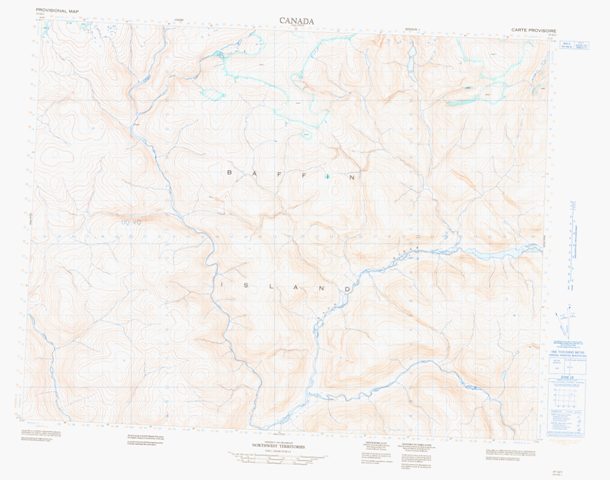 No Title Topographic Paper Map 037G07 at 1:50,000 scale