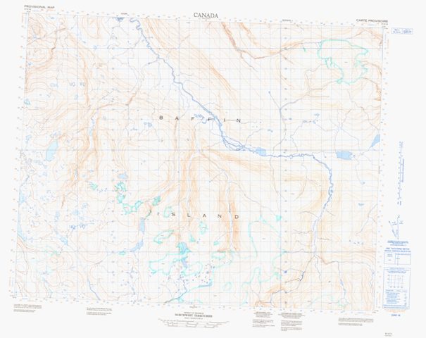 No Title Topographic Paper Map 037G10 at 1:50,000 scale
