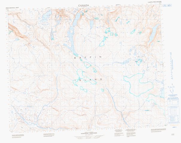No Title Topographic Paper Map 037G11 at 1:50,000 scale
