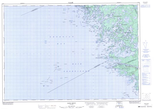 Sans Souci Topographic Paper Map 041H01 at 1:50,000 scale