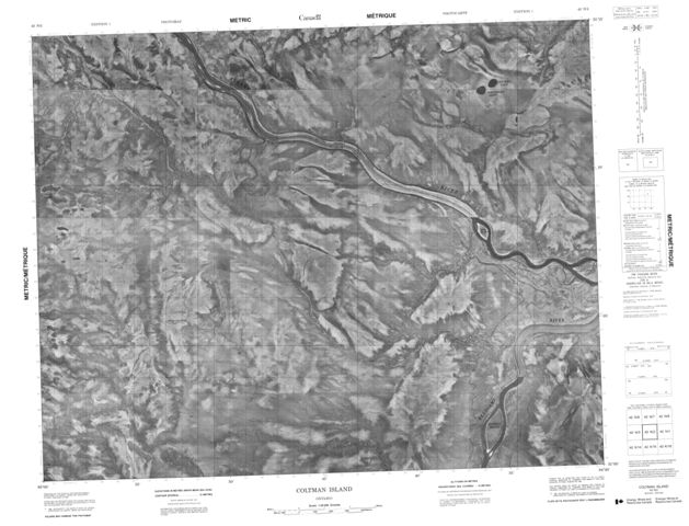 Coltman Island Topographic Paper Map 042N02 at 1:50,000 scale