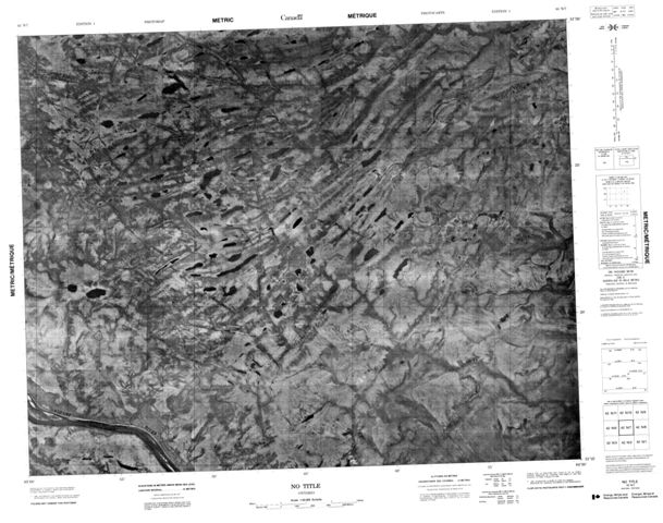 No Title Topographic Paper Map 042N07 at 1:50,000 scale