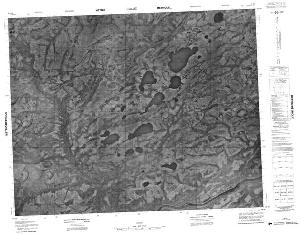No Title Topographic Paper Map 042N08 at 1:50,000 scale