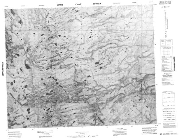 No Title Topographic Paper Map 042N10 at 1:50,000 scale