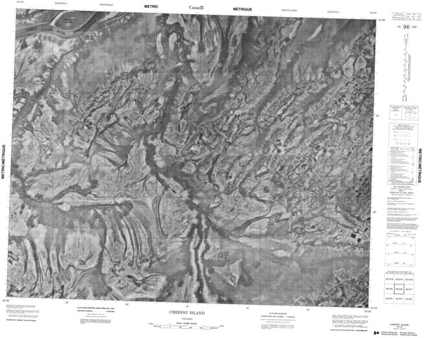 Cheepay Island Topographic Paper Map 042O06 at 1:50,000 scale
