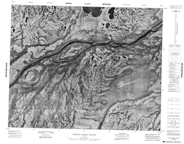 Fishing Creek Island Topographic Paper Map 042O15 at 1:50,000 scale