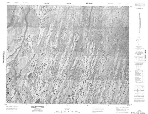No Title Topographic Paper Map 042P13 at 1:50,000 scale