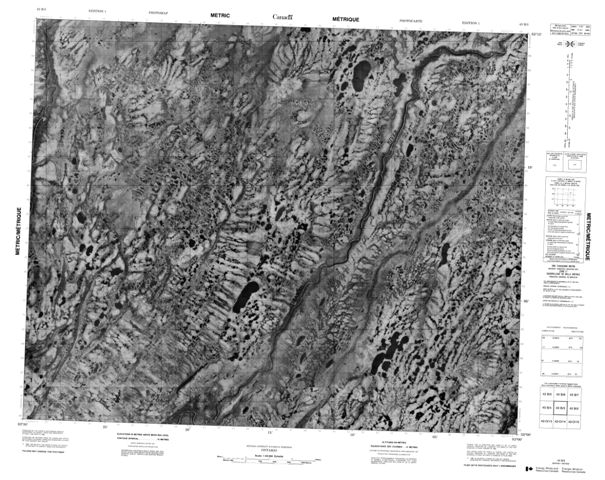 No Title Topographic Paper Map 043B03 at 1:50,000 scale