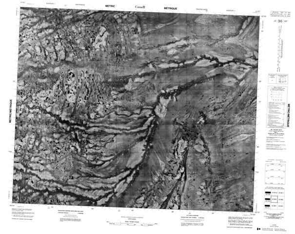 No Title Topographic Paper Map 043B05 at 1:50,000 scale